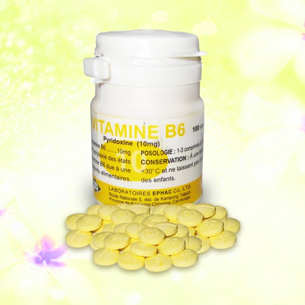Vitamine B6 10mg (Fl)